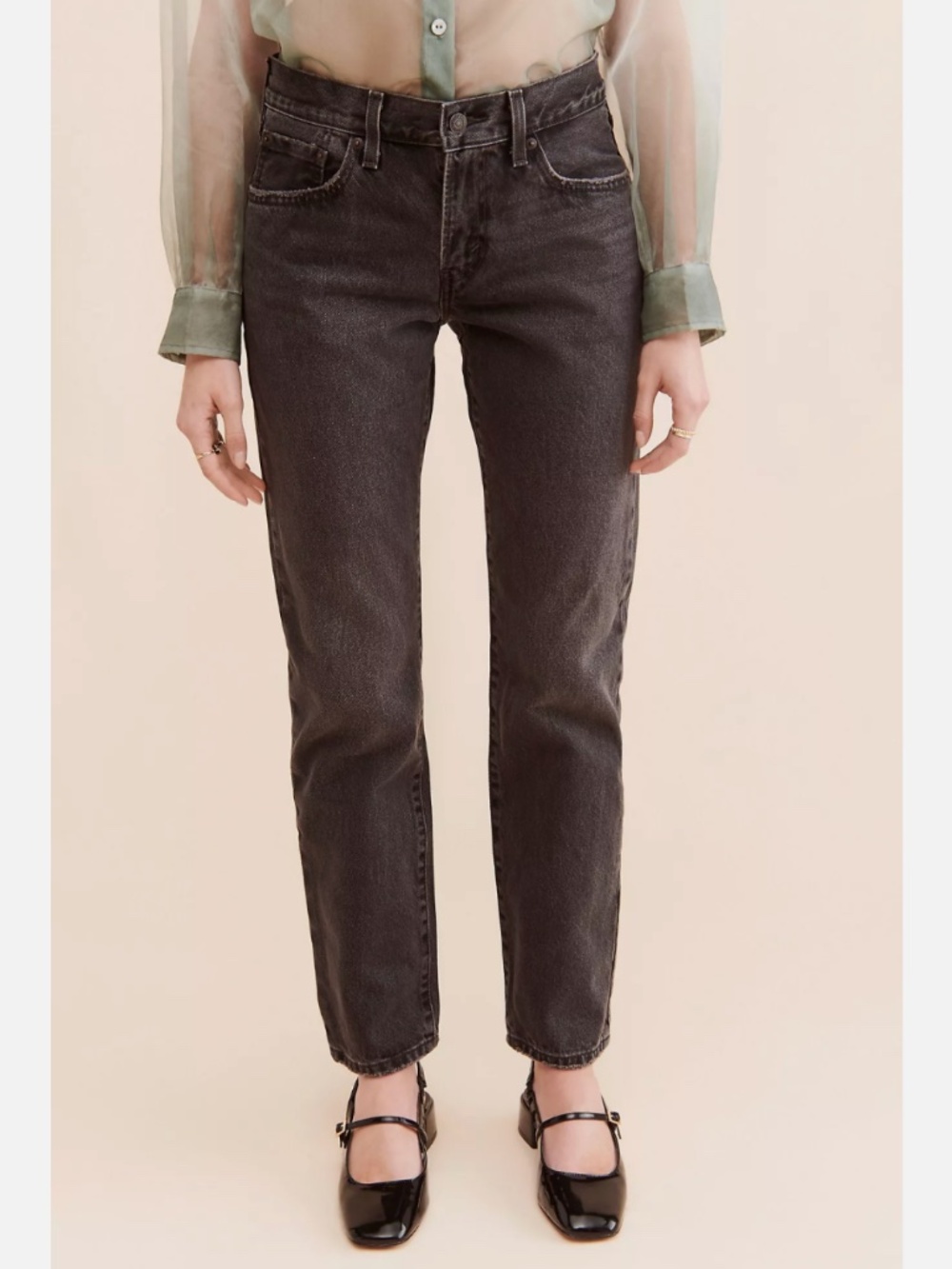 NWT ANTHROPOLOGIE LEVIS MIDDY STRAIGHT LEG